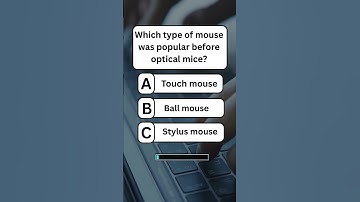 Which type of mouse was popular before optical mice?#computerquiz #triviatricks #vocabulary #trivia