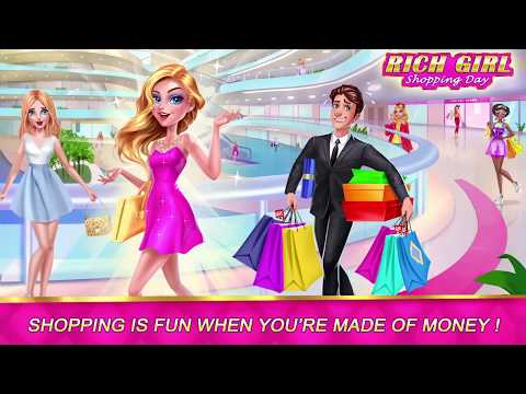Rich Girl Shopping Day: Dress up & Makeup Games