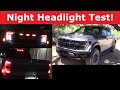 2023 Ford Raptor R Headlight Test and Night Drive