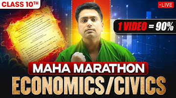 Class 10th SST - Complete Economics & Civics In One Shot 🔥| Most Important Questions | Kunal Sir PW