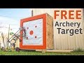 DIY Homemade Archery Target from Scrap Materials.