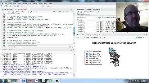 Applying Basic Spatial Statistics to Crime Data in R
