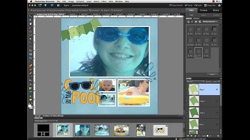 Digital Scrapbook Tutorial - Photo Collages