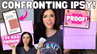 FINALLY CONFRONTING IPSY! I've HAD IT! | Unbox & Talk | 4 Ipsy Glam Bag X Boxes