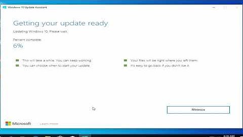 Updating Windows 10 to New Version 20h2
