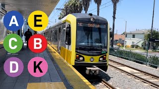Los Angeles Metro Trains - All Lines | 2023