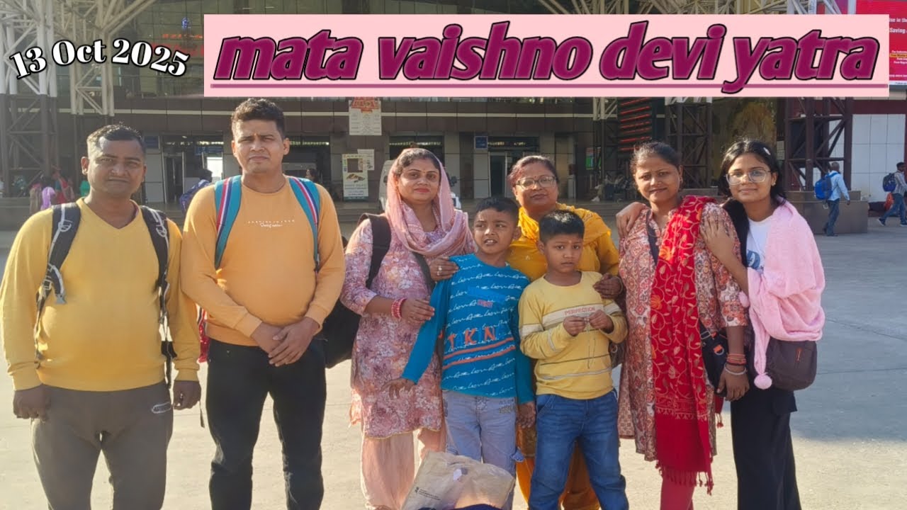 Finally Ham pahuch gayee vaishno devi 🙏 new delhi to Vaishno Devi Katra.. (part 1) (13 Oct 2025) 