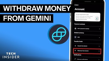 How To Withdraw Money From Gemini