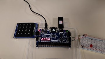 Four Function Calculator on Arctic 7 FPGA using hex keypad demonstration