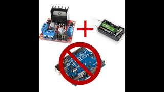 How to Control L298N Motor Controller With RC Transmitter WITHOUTH Arduino.