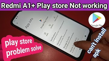 Redmi A1 plus play store not working // play store problem solve