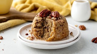 90Second Keto Cake Recipe [Maple Pecan]