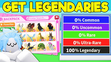 6 EASY Ways To Get LEGENDARY PETS in Adopt Me (Roblox)