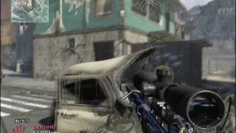 Call of Duty Modern Warfare 2 Quick Scope Montage--Split Second