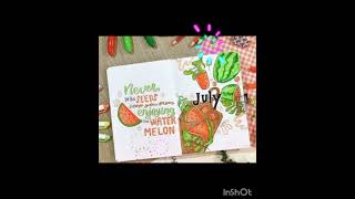 July bullet journal ideas (not my art)