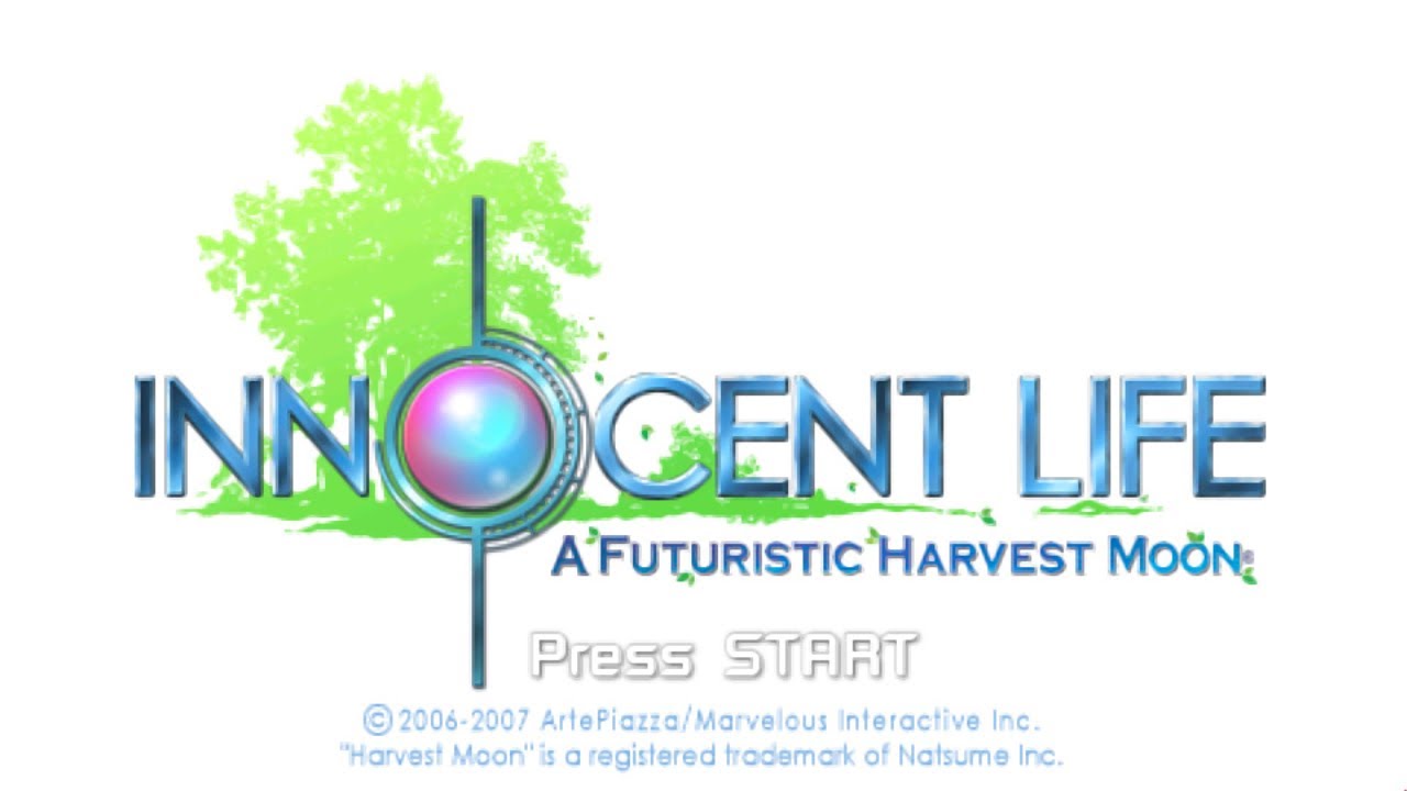 Innocent Life: A Futuristic Harvest Moon Intro, Title Screen and Opening Credits (PSP)