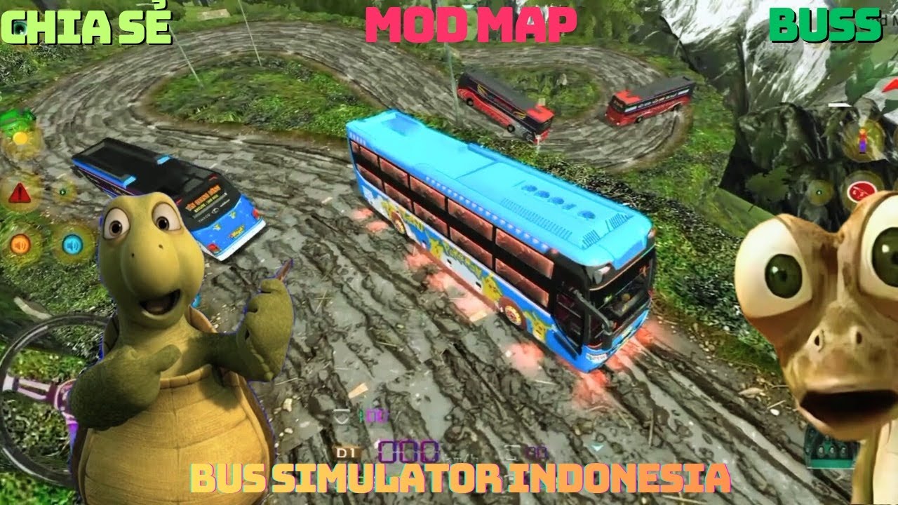 Chia sẻ mod map bus simulation Indonesia - yên game  Map đường đèo Việt Nam 20 1 26