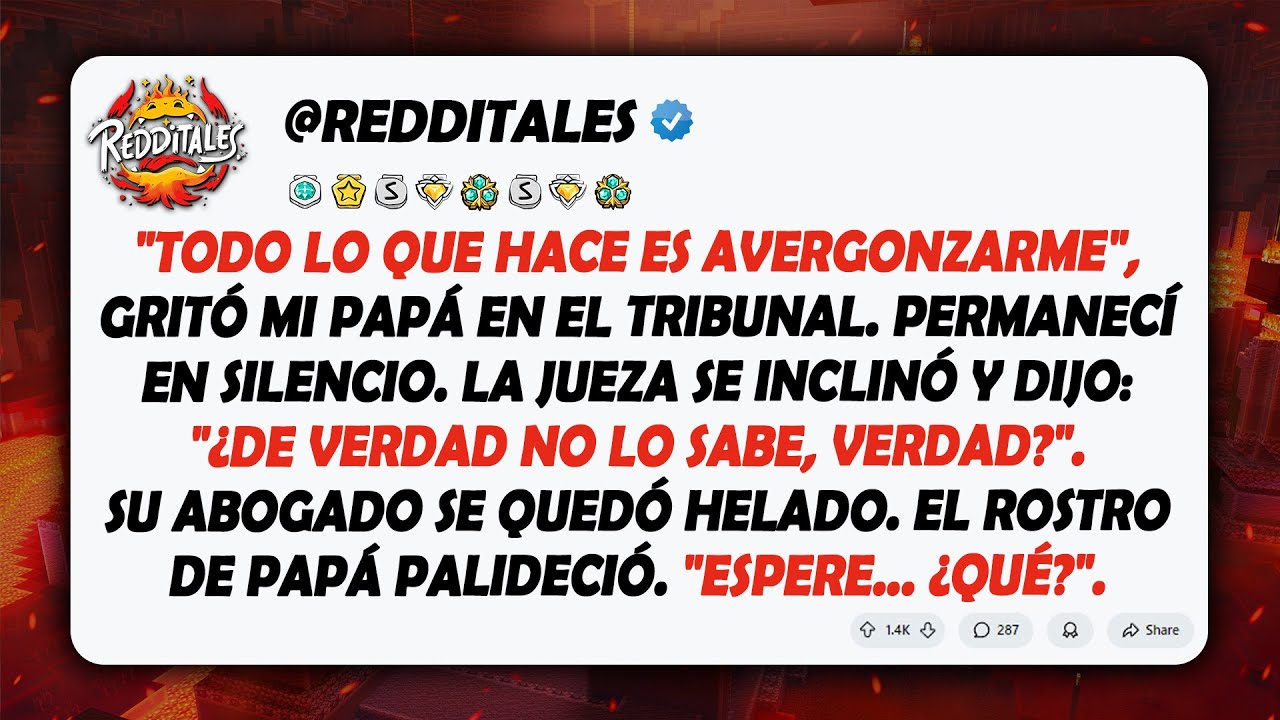 En el tribunal, mi papá declaró: "Todo lo que hace es avergonzarme", hasta que la jueza se inclinó…