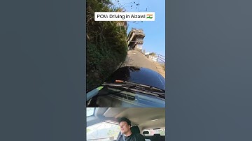 Driving in Aizawl Mizoram India 🇮🇳 is NOT for beginners #insta360 @insta360