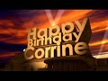 Happy Birthday Corrine