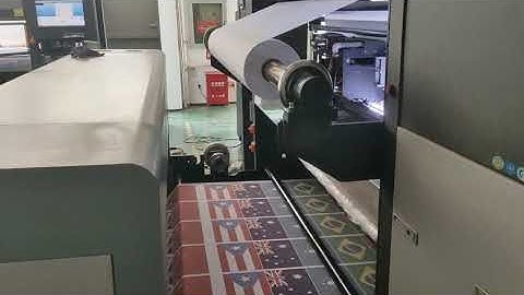 Yaselan Double-sided Synchronous Printing Sublimation Printer Textile Machine EPSON i3200-A1 heads