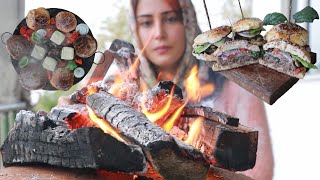Best Village Made Hamburger ♤ Super Juicy and Delicious Better Than Mc Donald's ♤ Country Life Vlog