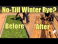 A notill approach to using winter rye