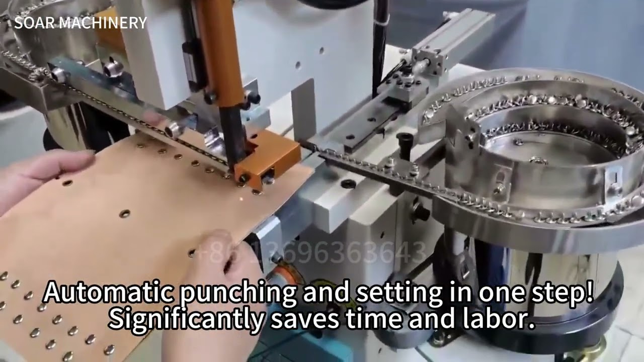 Pneumatic Grommet/Rivet Setting Machine