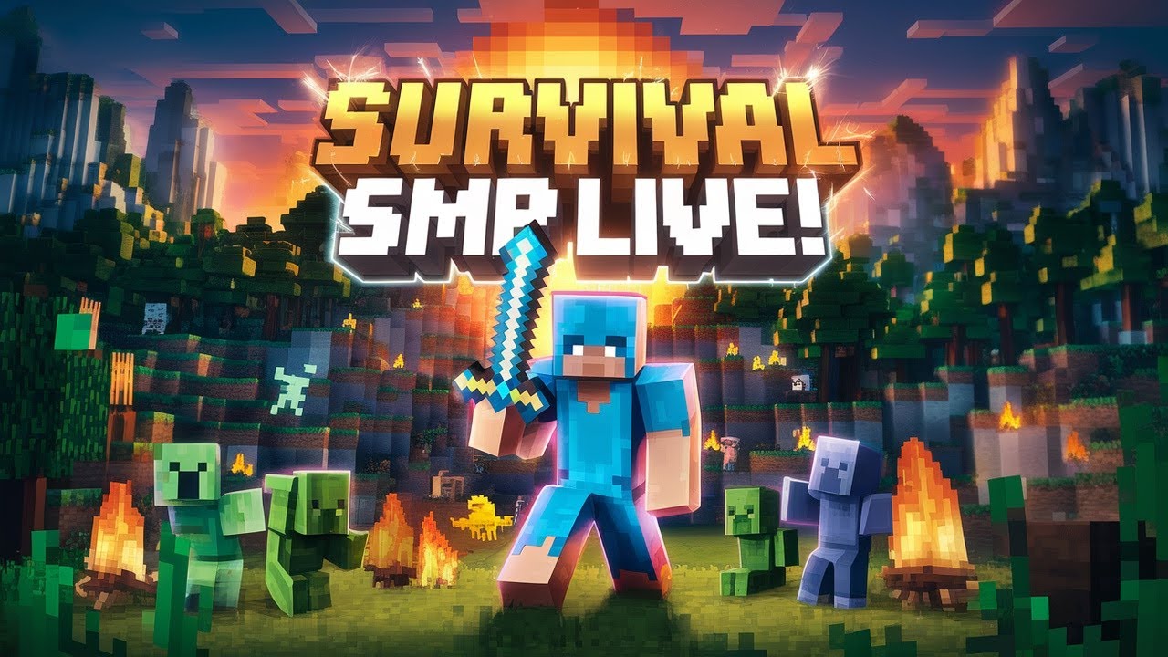 Minecraft Smp Live || Join Our Survival Public Server | Java + Pe # ...