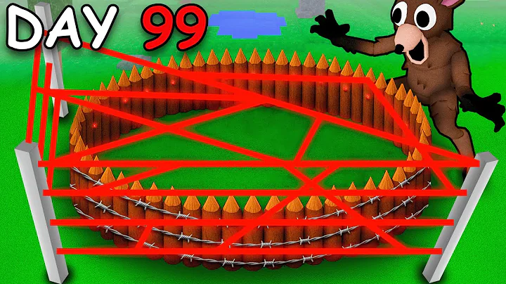 I Built a TRAPPED BASE in 99 Nights in the Forest!