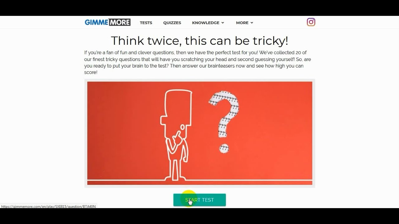 Think Twice This Can Be Tricky Quiz 2020 Answers 100 Youtube