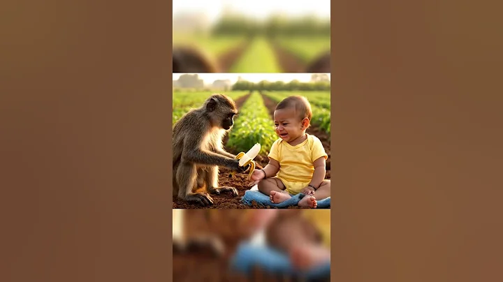 Monkey AI video Part - 2 | Monkey feeding baby #monkeyai #trendingmonkey #aivideotamil