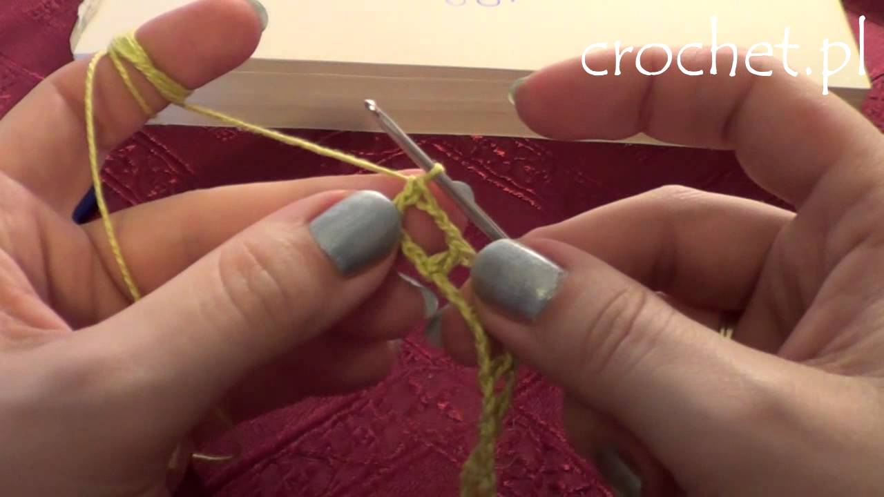 crochet w w okienka Dodawania siatkowym Åciegu szydeÅku na pustego