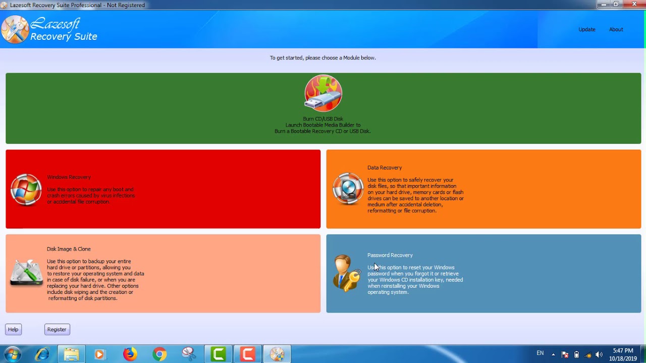 البرنامج الاقوي لاسترجاع الملفات المحذوفة(صور/فيديوهات......)Lazesoft Recovery Suite
