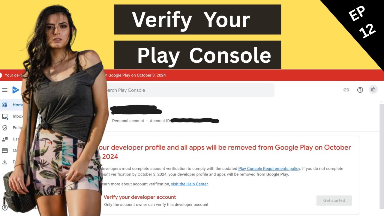 How To Verify Google Play Console EP 12