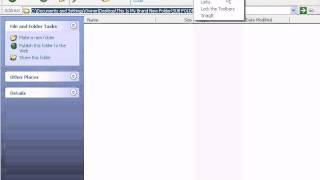 Advanced Features In Windows XP - How To Create A New Folder On The Windows Desktop