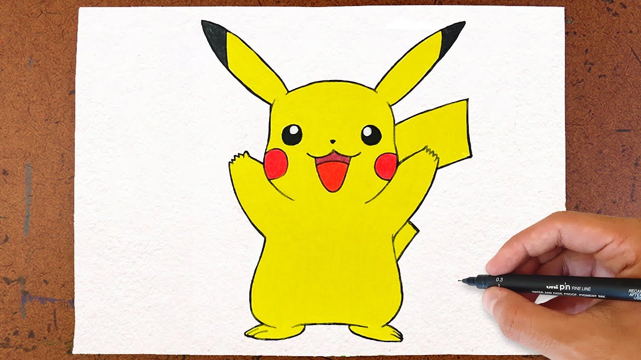 Como Desenhar o PIKACHU - POKÉMON 