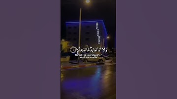 حالات واتس اب دينية - سورة الكافرون - قرآن - Quran
