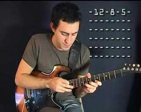 Tapping guitar lesson