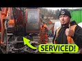 Treating the machine to a major service  ft alis digger diary