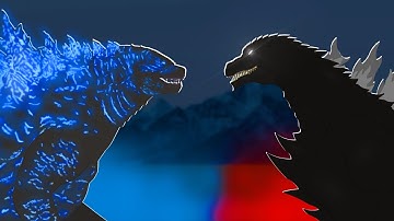 Legendary Godzilla vs Godzilla in Hell | Godzilla Battle Animations 1/4 