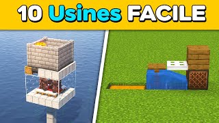 10 USINES à faire en DÉBUT de SURVIE ! Minecraft 1.20+