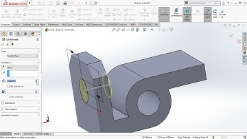 Solidworks exercise for beginner exercise 02 | BD CAD CAM Advantage Tutorial