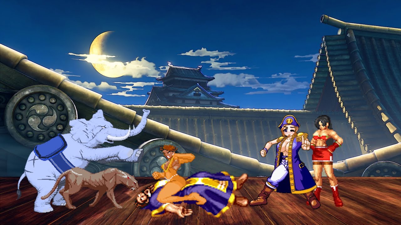 Распутин против красавиц из джунглей | Самая эпичная битва в MUGEN за всю историю