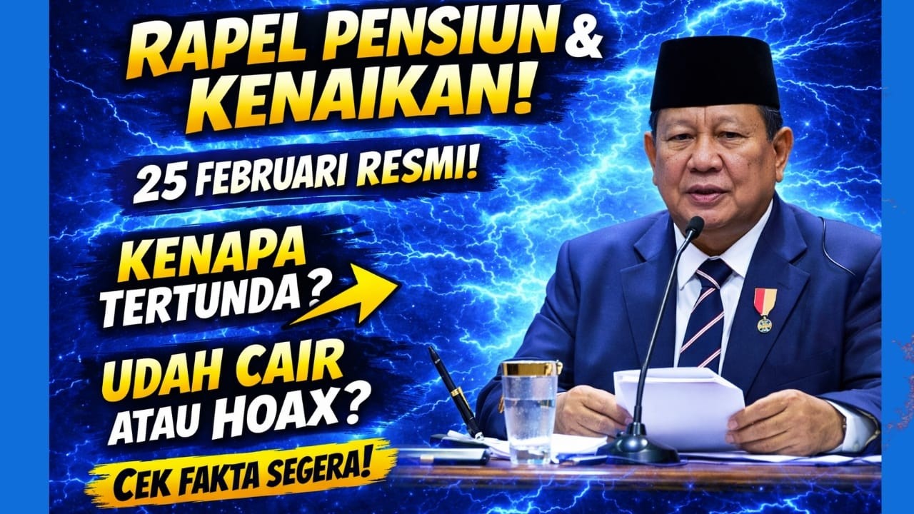 Kabar Penting Pensiunan: Rapel & Kenaikan Pensiun—Fakta, Proses Pencairan, dan Update 25 Februari