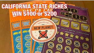 California State Riches & Win $100 or $200 Tickets‼️ California Lottery Scratchers🤞🍀🍀🍀