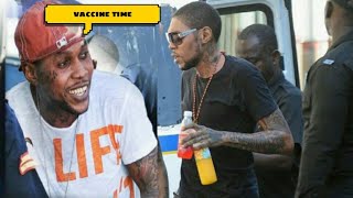 Vybz Kartel Take His First Dose of the vaccine Diss is Why!!