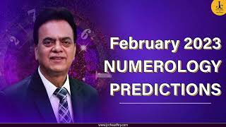 February 2023 Monthly Numerology Predictions | Dr. J C Chaudhry | Psychic Number 1 to 9