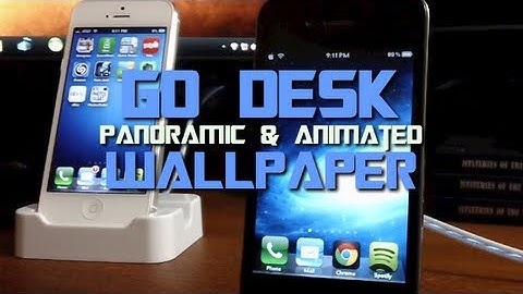 Panoramic & Animated Wallpaper App For iPhone & iPod - Go Desk - Best Cydia Apps