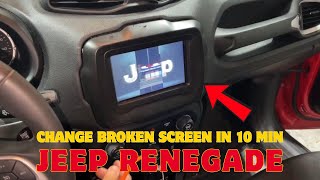 How to Replace Jeep Renegade Radio Screen | Step-by-Step DIY Guide (2019 Model)